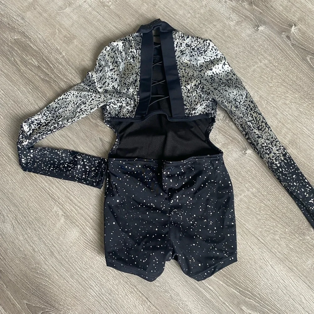Weismann metallic costume dance wear leotard suit‎ - Picture 7 of 11